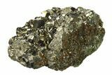 Gleaming Pyrite Crystal Cluster - Peru #138139-1
